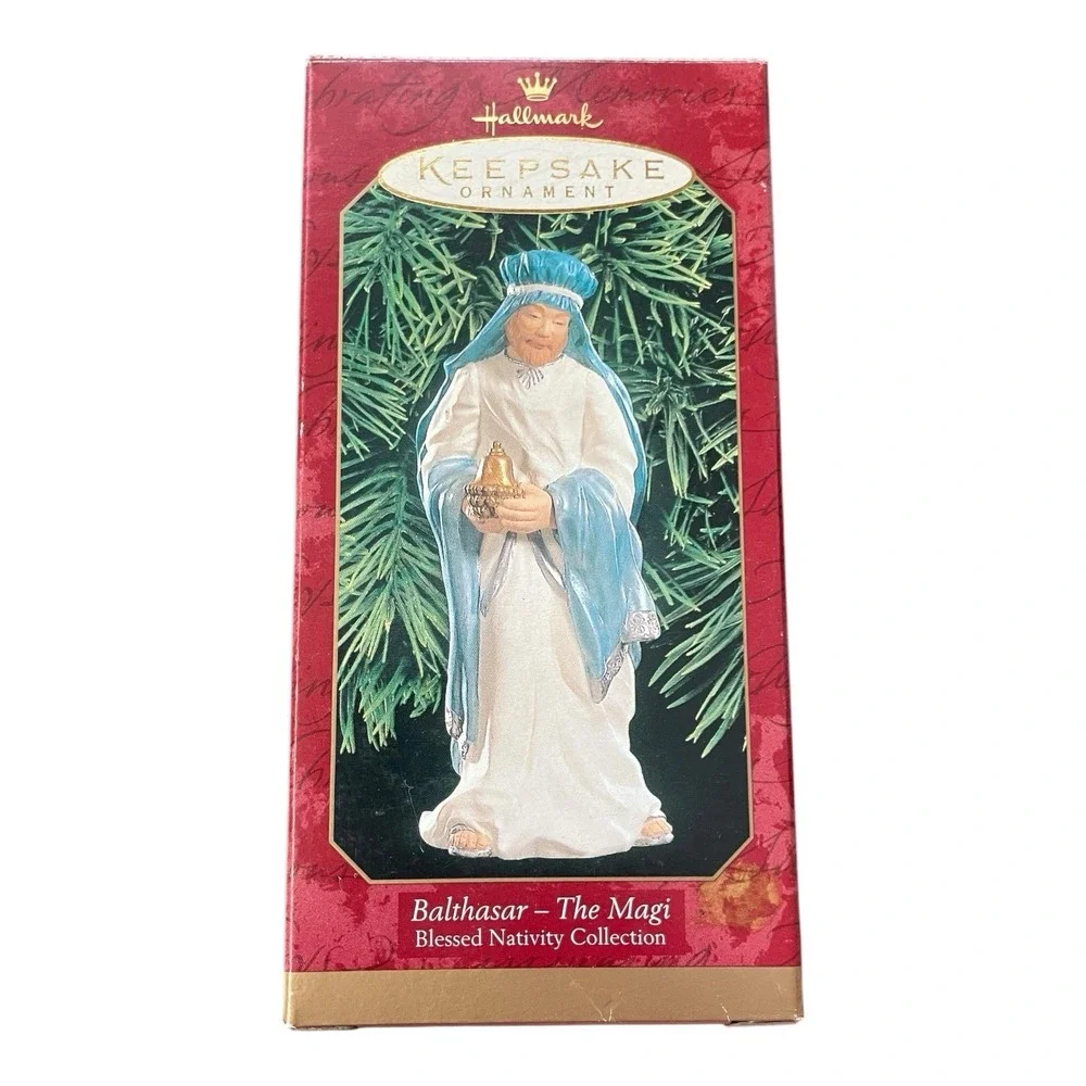 Balthasar‎ The Magi Blessed Nativity Collection 1999 Hallmark Keepsake Ornament